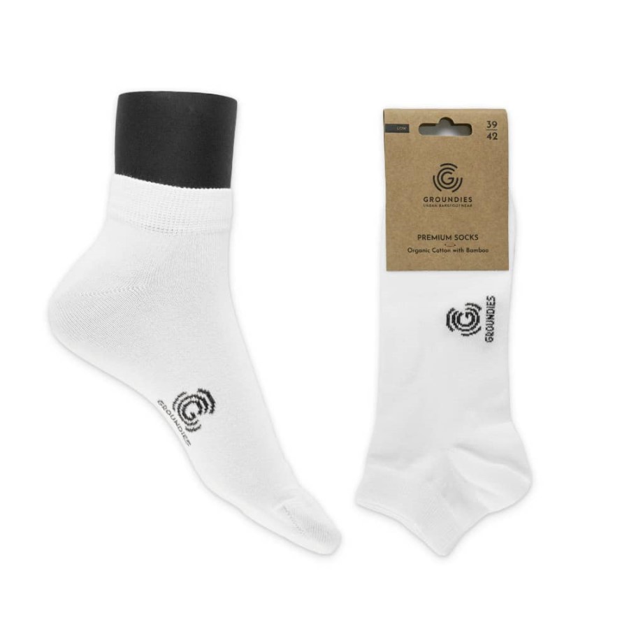 White Groundies Deutschland Premium Socken Niedrig